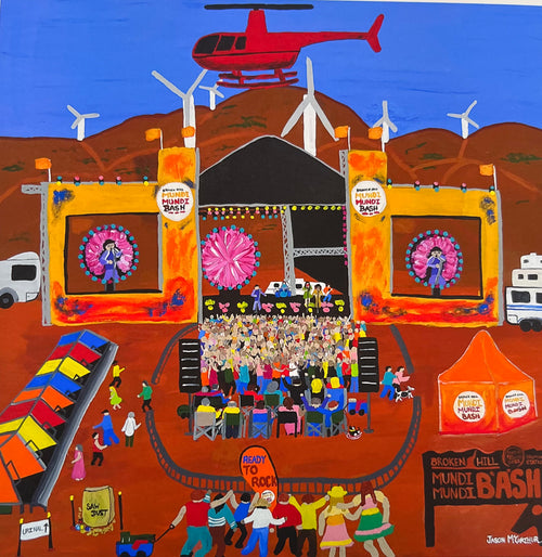 Big Red at Mundi Mundi Limited Edition Print