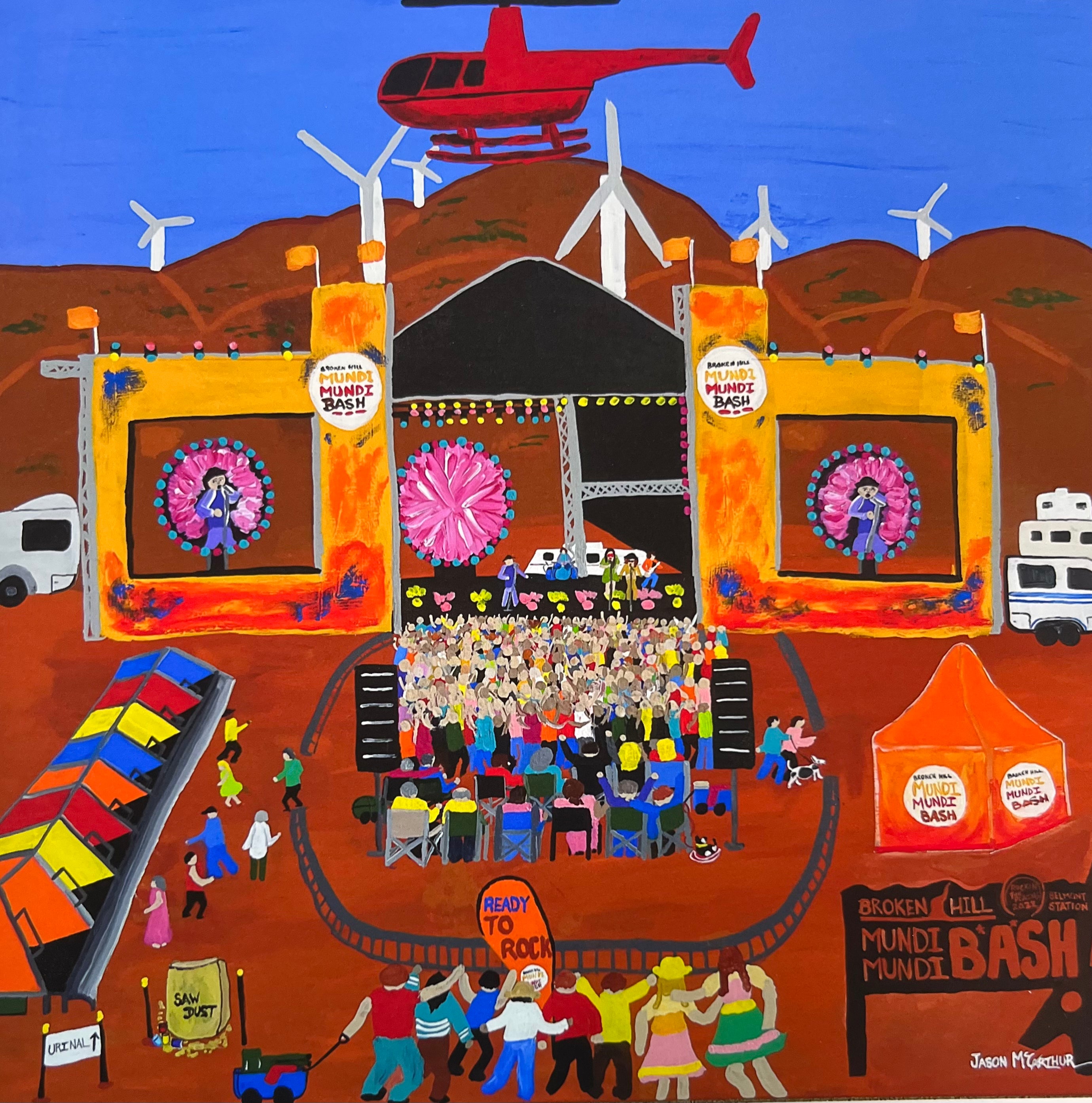 Big Red at Mundi Mundi Limited Edition Print
