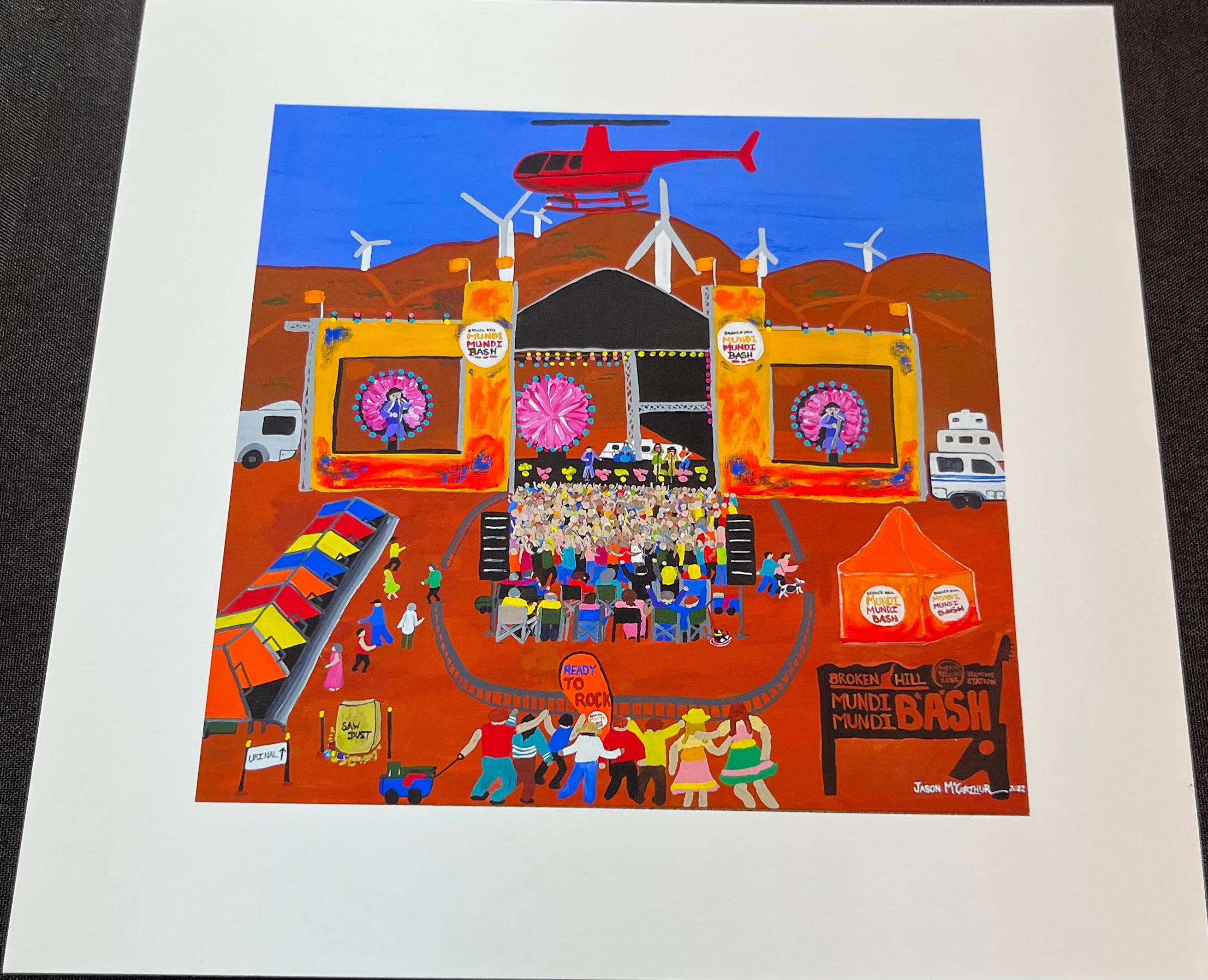 Big Red at Mundi Mundi Limited Edition Print