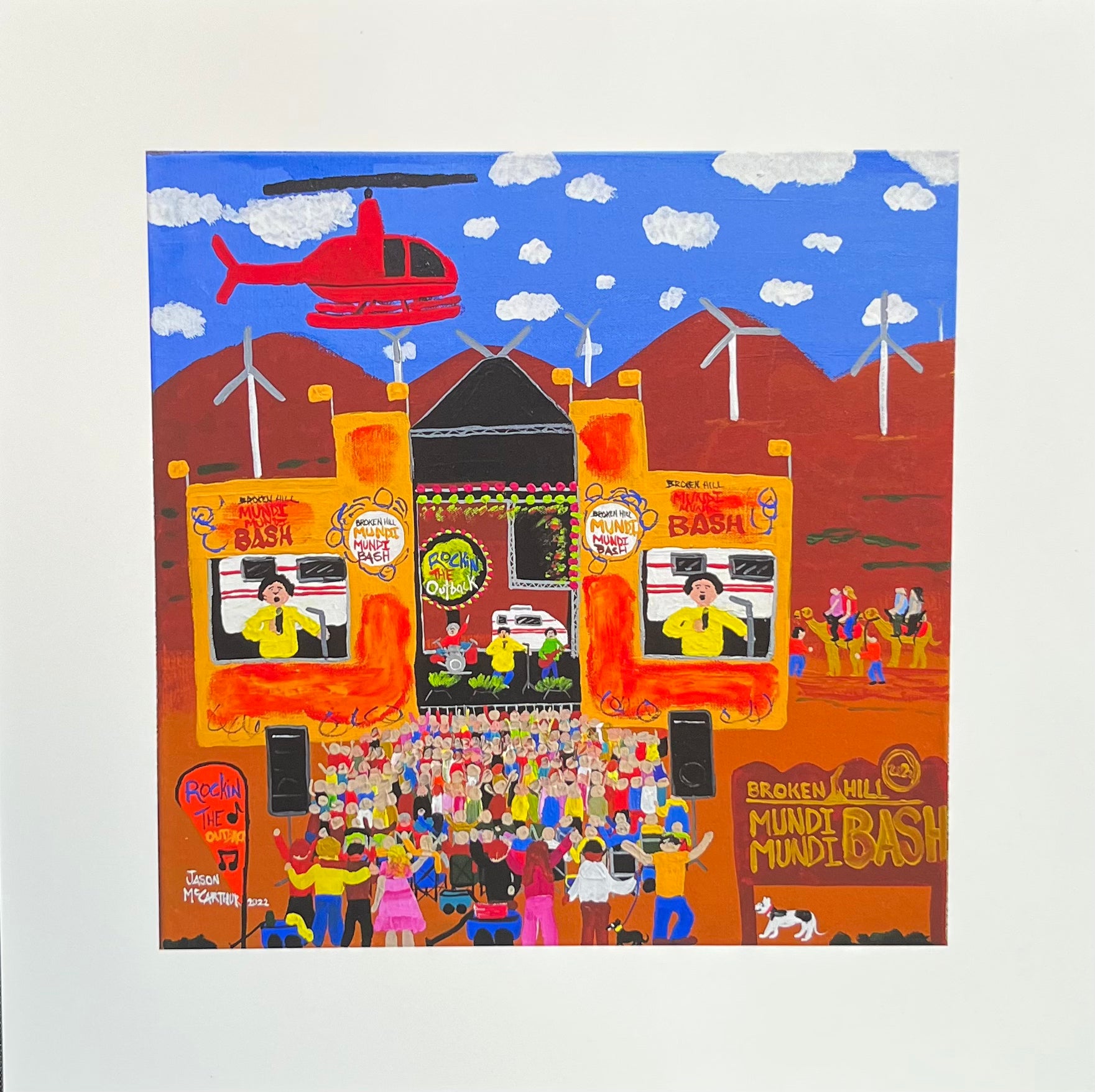 The Spirit of the Outback Rocks to a different Beat