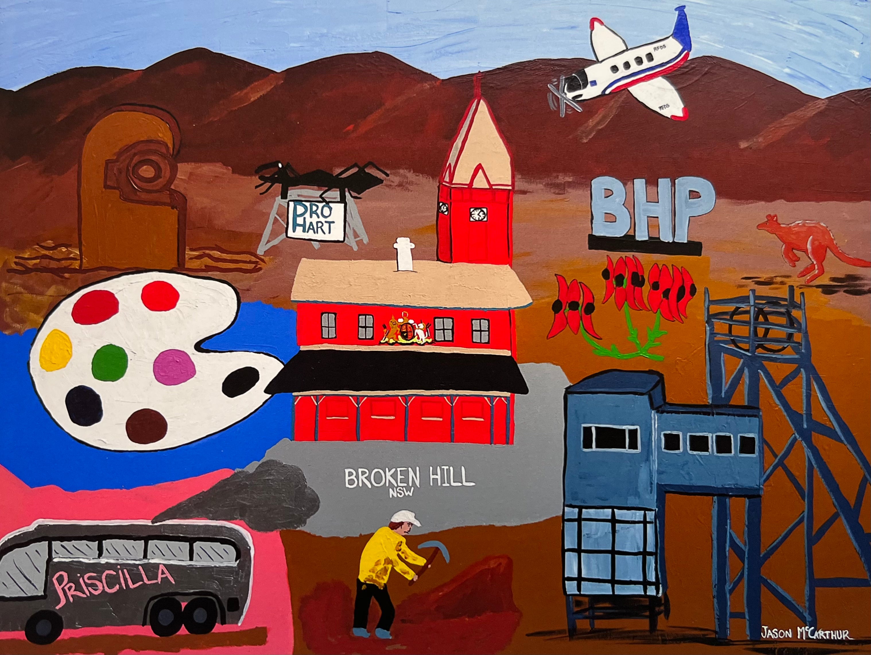 Silvercity "Broken Hill " Limited Edition Print