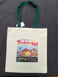 Green Handled Tote Bag