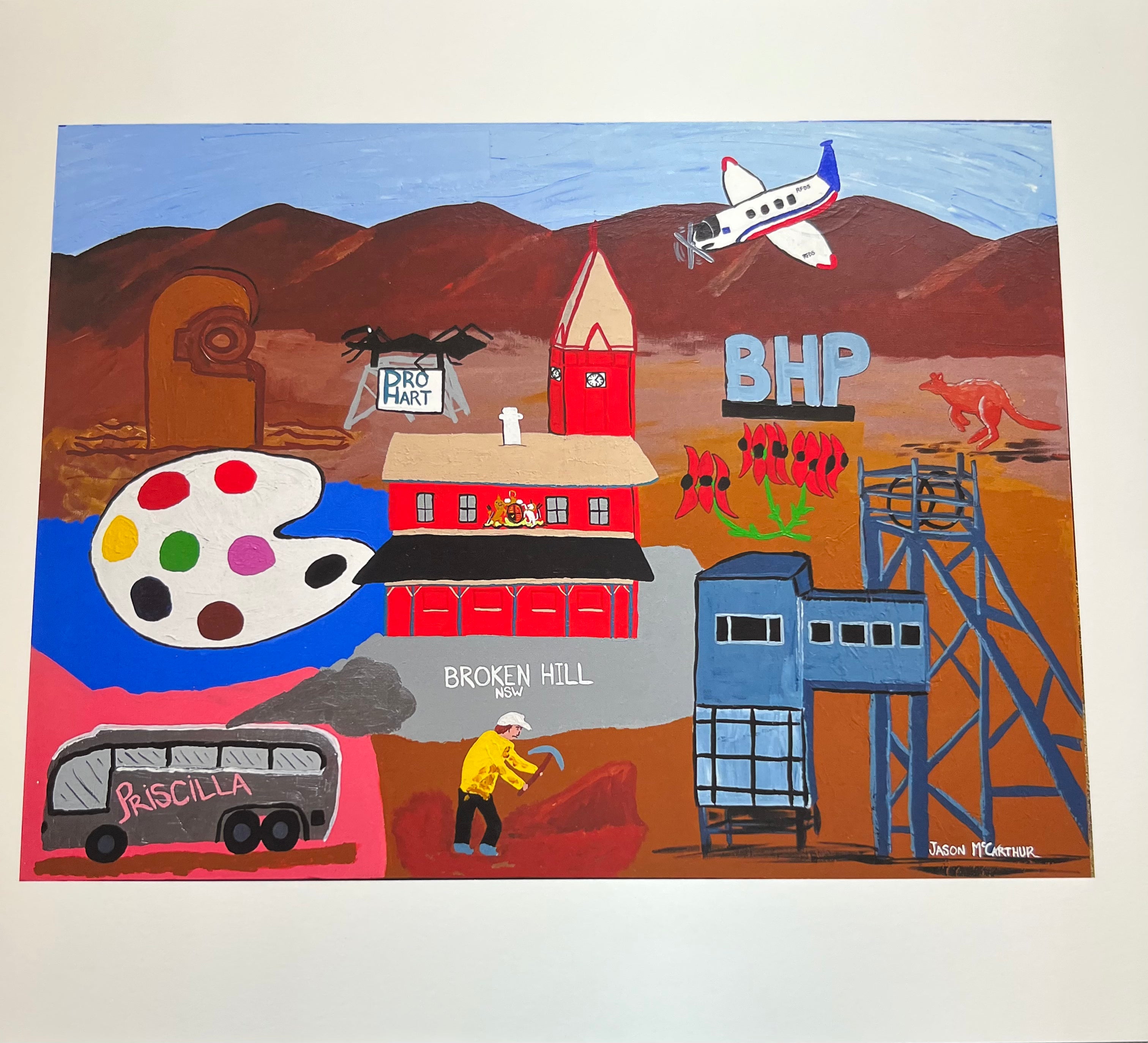 Silvercity "Broken Hill " Limited Edition Print