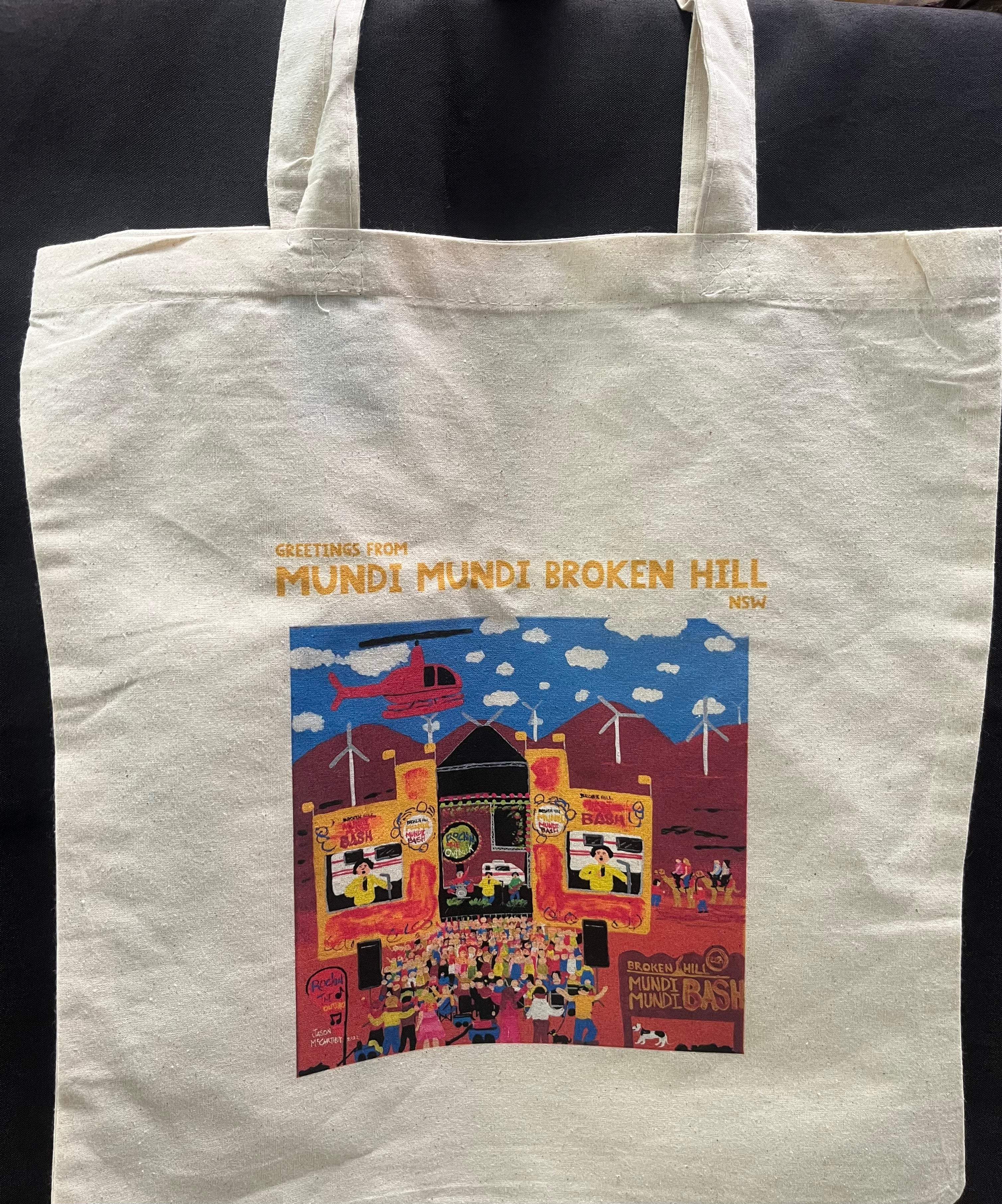 Mundi Mundi Tote bag (Yellow Man Singer)