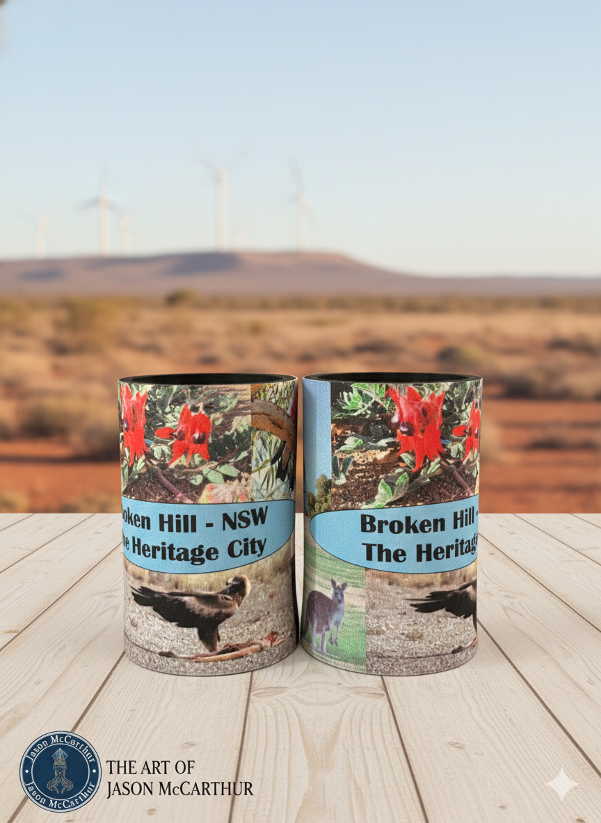 Broken Hill Heritage Can Cooler